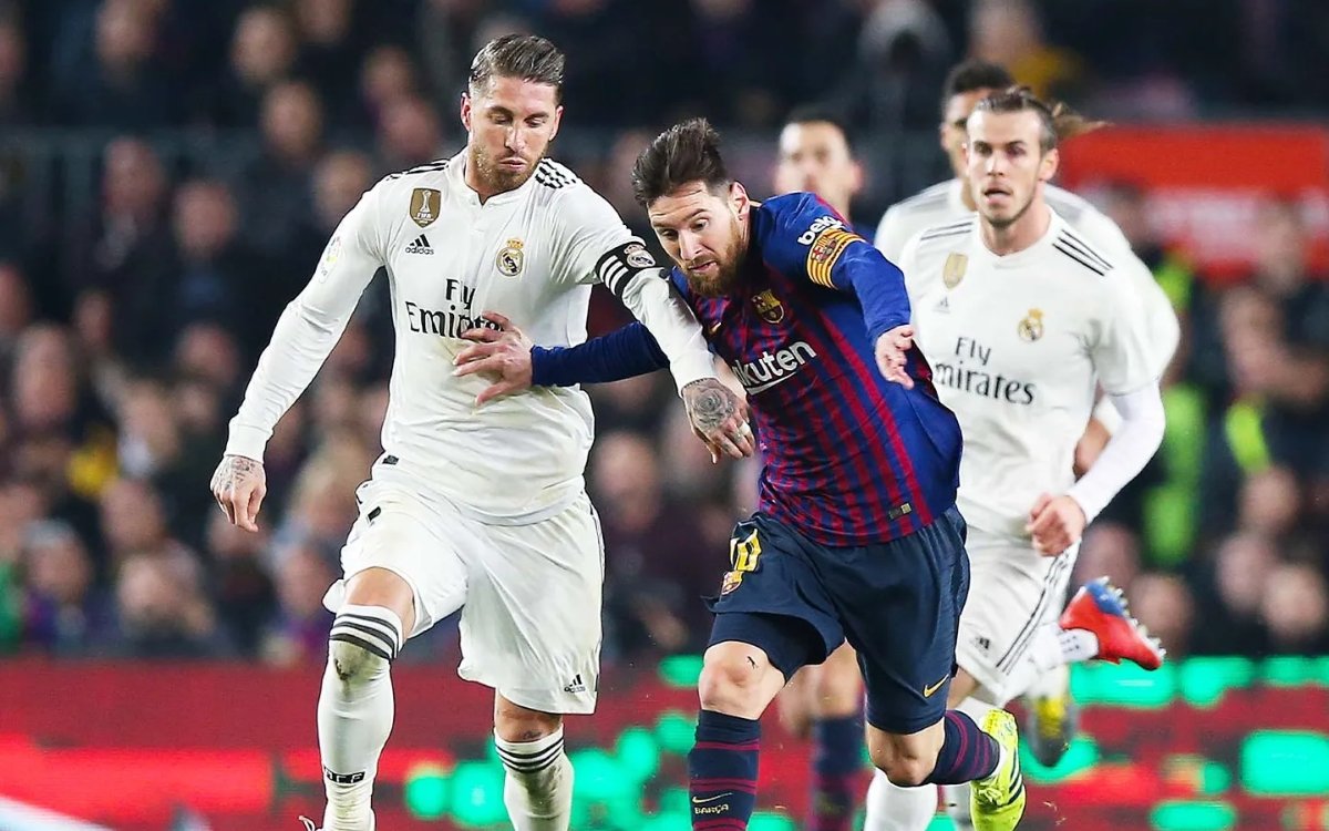Live football match